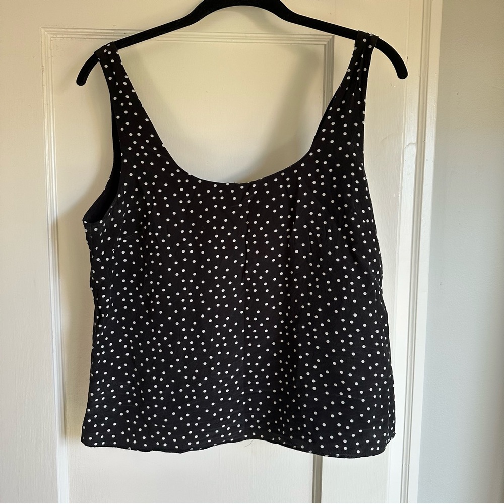 AYR Silk Polka Dot Tank